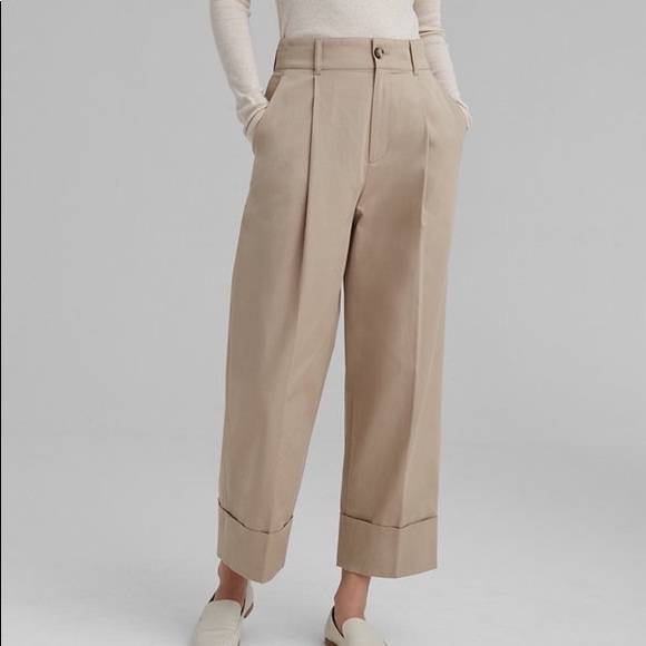 Club Monaco Pants - Club Monaco Khaki Cuffed Chino Pants